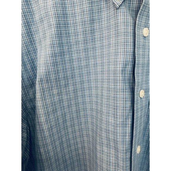 L.L.‎ Bean Men's Long-Sleeve Button-Down Shirt Sz 15.5 X 35 Traditional Fit Blue - Picture 2 of 5